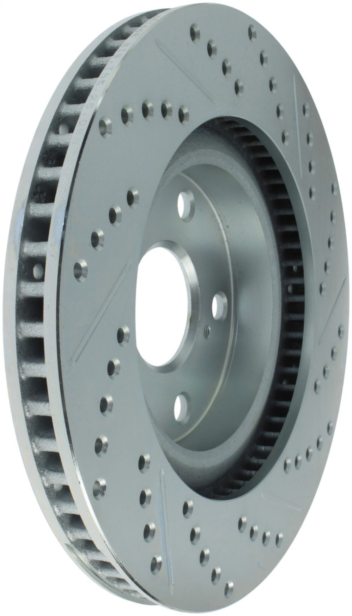 StopTech Select Sport 11-16 Toyota Avalon/ 11-17 Camry SportStop Slotted & Drilled Right Front Rotor