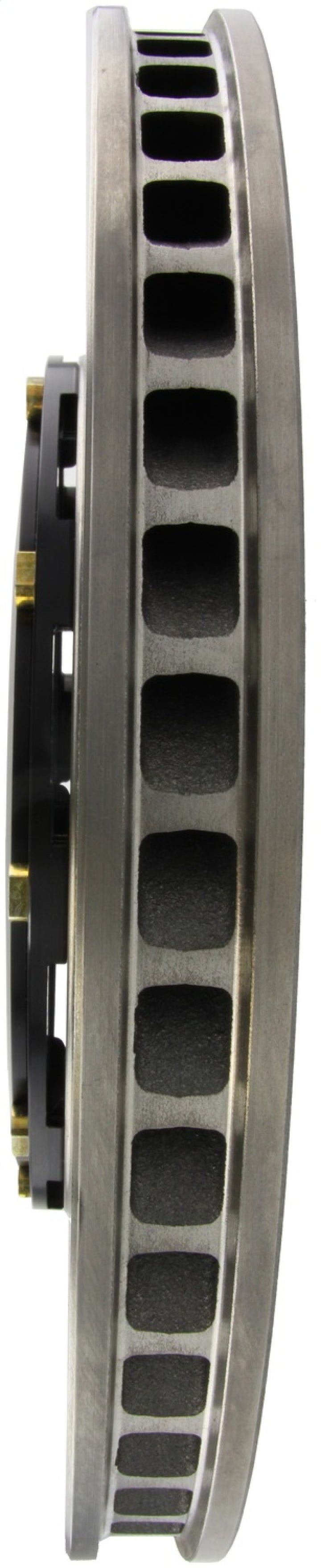 StopTech 09-11 Nissan GT-R Front Left Slotted Bare Iron 380x34mm AeroRotor Kit