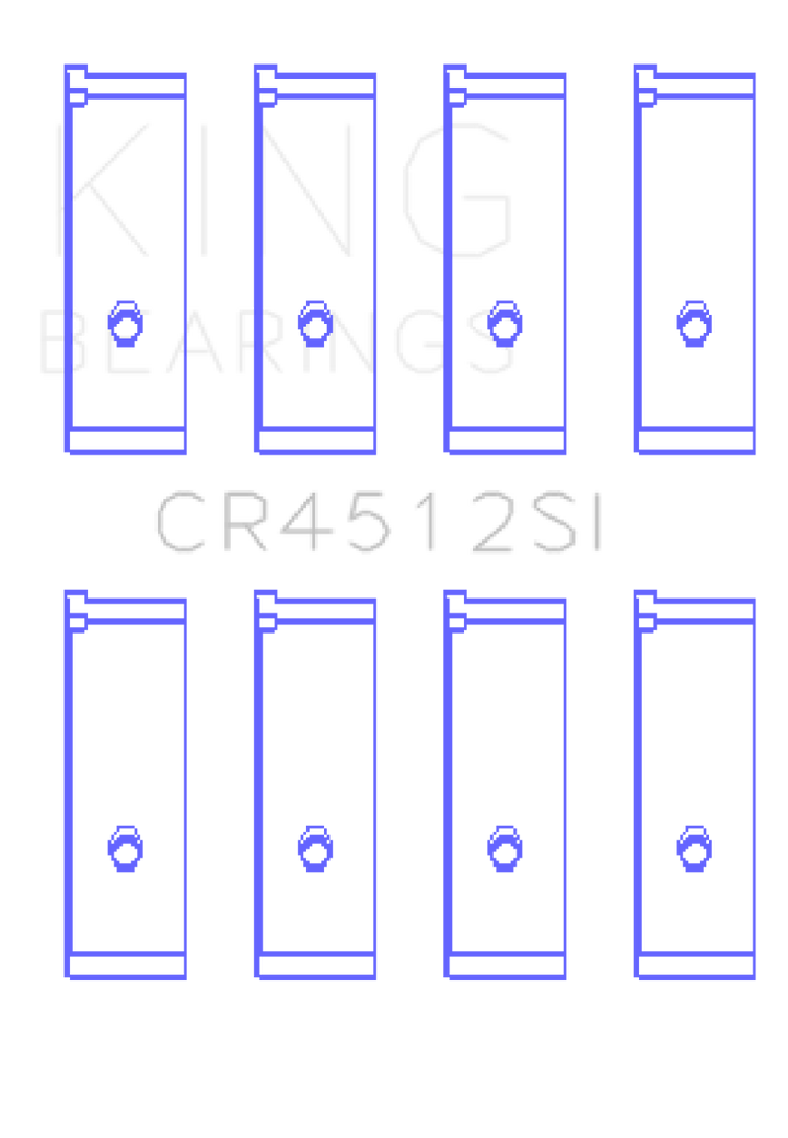 King Engine Bearings Honda D17A1/2 Rod Bearing Set - Size STD