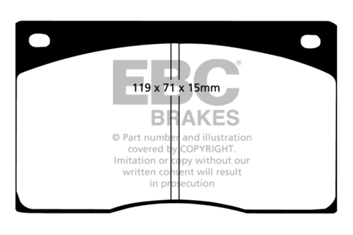 EBC 91-93 Jaguar XJS 4.0 Ultimax2 Front Brake Pads