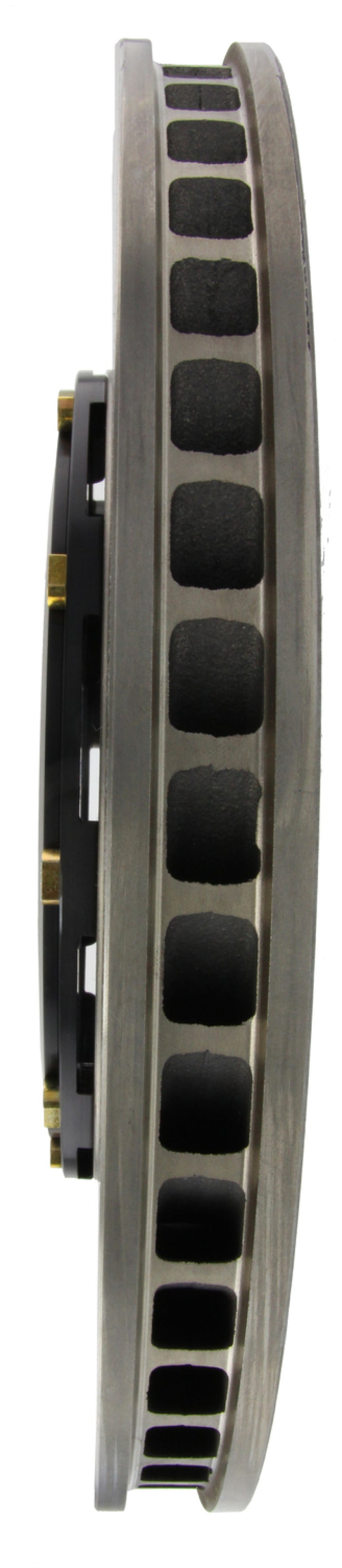 StopTech 09-11 Nissan GT-R Front Right Slotted Bare Iron 380x34mm AeroRotor Kit