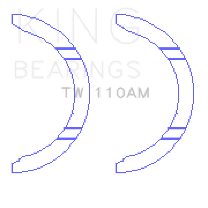 King Engine Bearings Honda D15A2/D15A3/D15B1/D15B2/D15B7/D15B8/D15Z1 Thrust Washer Set