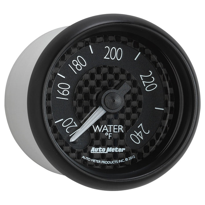 Autometer GT Series 52mm Mechanical 120-240 Deg F Water Temperature Gauge