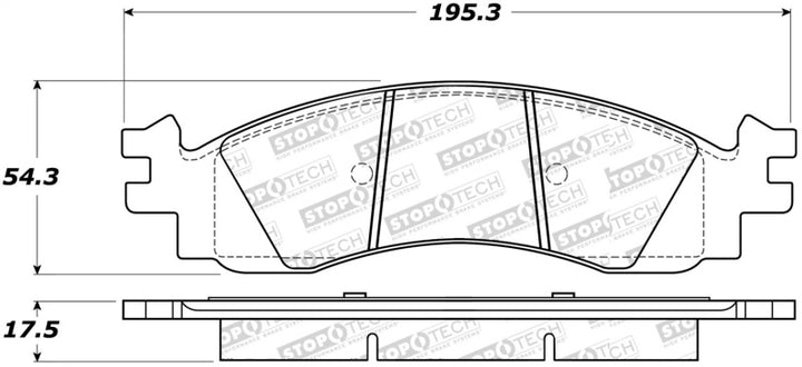 StopTech Street Select Brake Pads