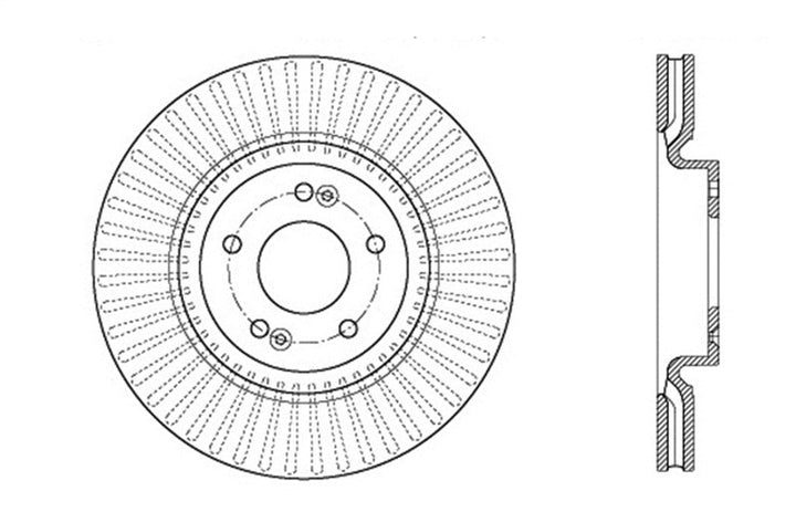 StopTech Drilled Sport Brake Rotor