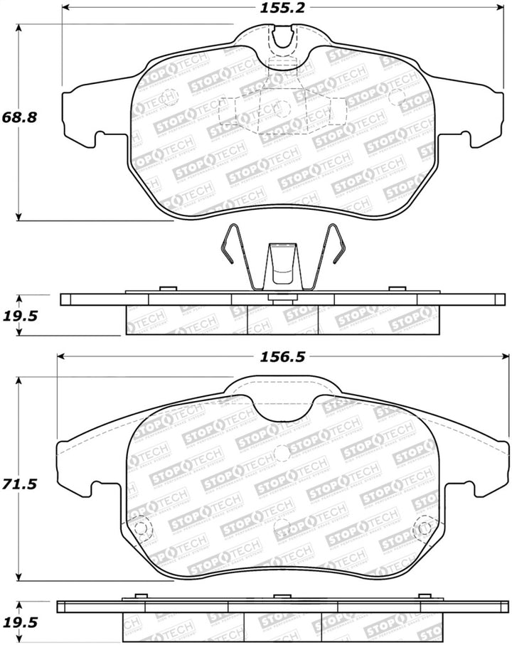 StopTech Street Brake Pads