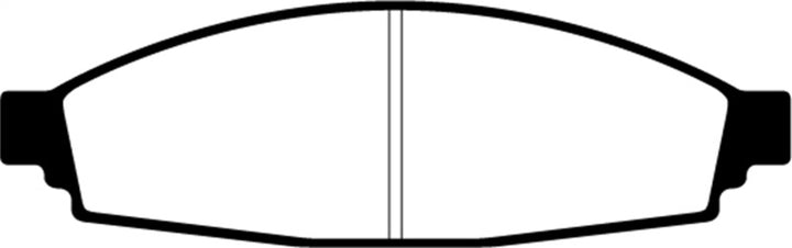 EBC 03-06 Lincoln Aviator 4.6 Greenstuff Front Brake Pads