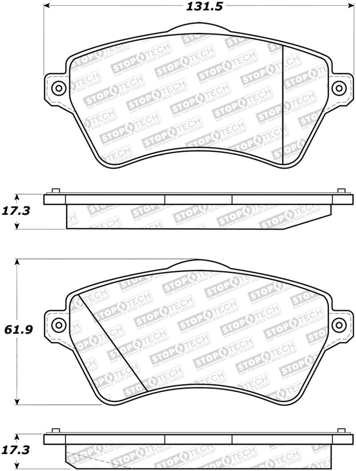 StopTech Street Brake Pads
