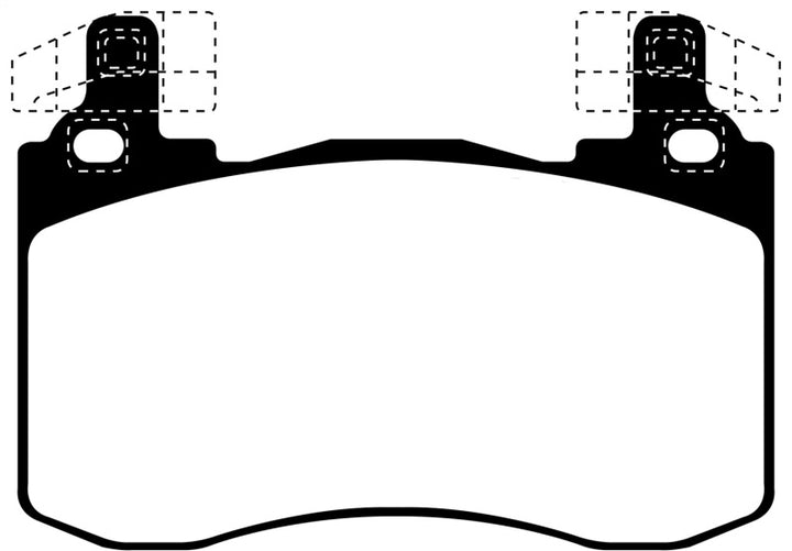 EBC 2017+ Kia Stinger 3.3L Twin Turbo Redstuff Front Brake Pads