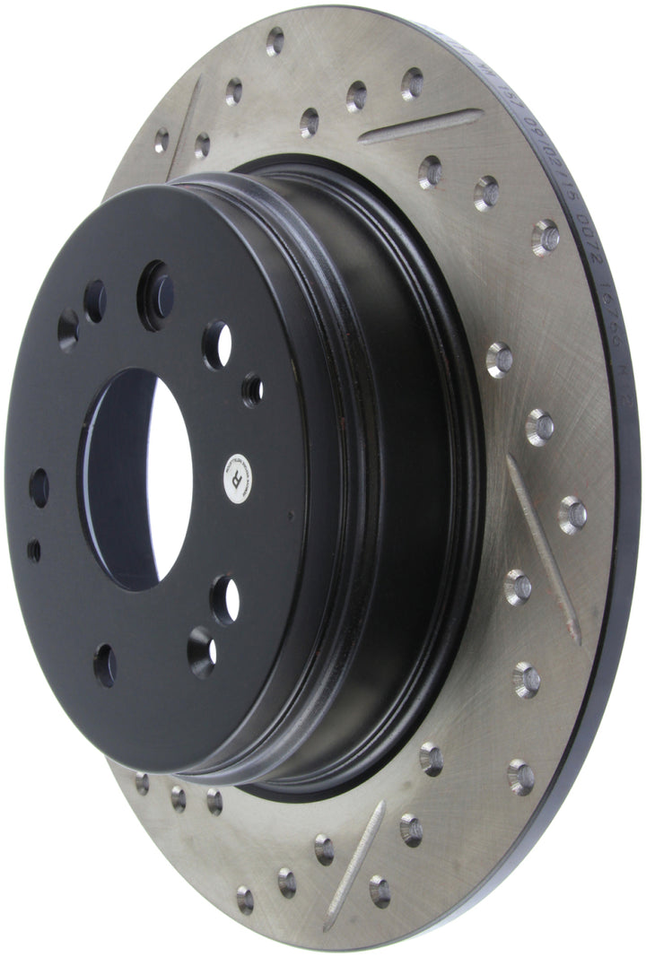 StopTech 04-08 Acura TL / 03-09 Honda Element Slotted & Drilled Right Rear Rotor