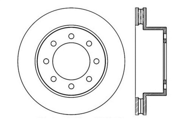StopTech Drilled Sport Brake Rotor