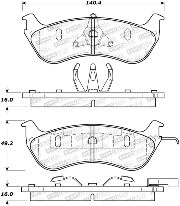 StopTech Street Brake Pads