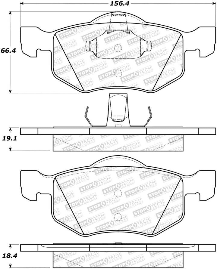 StopTech Street Brake Pads