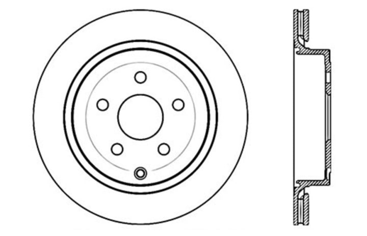 StopTech Slotted & Drilled Sport Brake Rotor