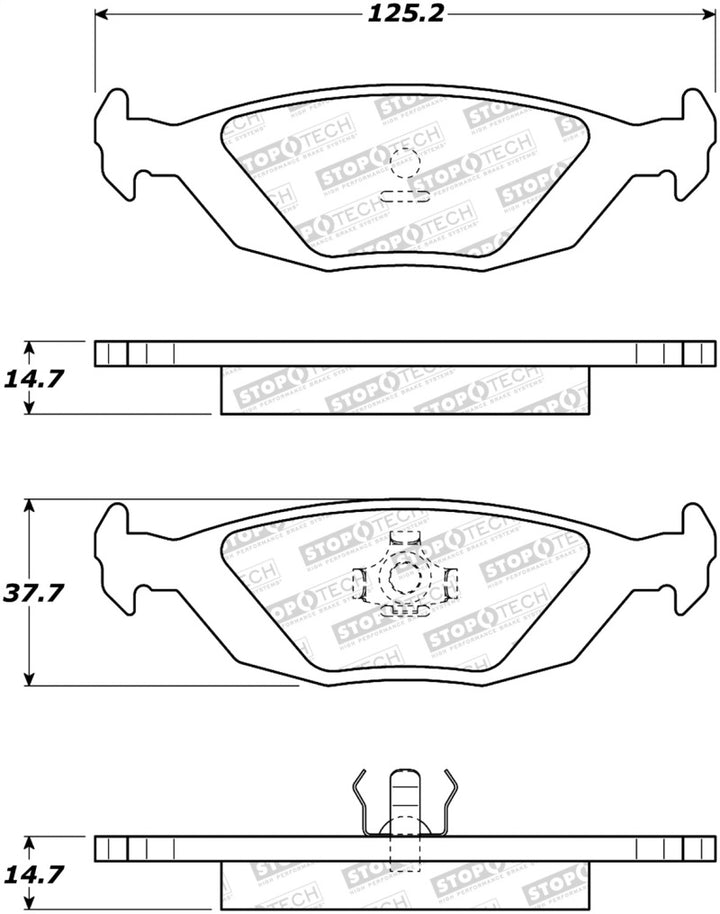 StopTech Street Brake Pads