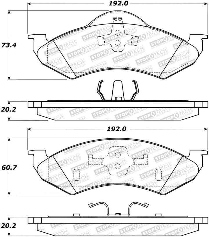 StopTech Street Brake Pads
