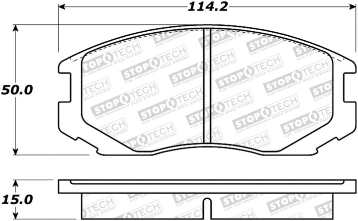 StopTech Street Brake Pads - Front