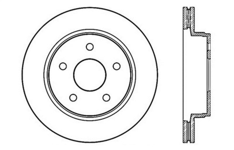 StopTech Drilled Sport Brake Rotor