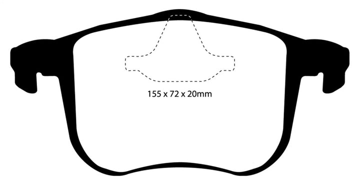 EBC 06-11 Saab 9-3 2.0 Turbo (Aero) Yellowstuff Front Brake Pads