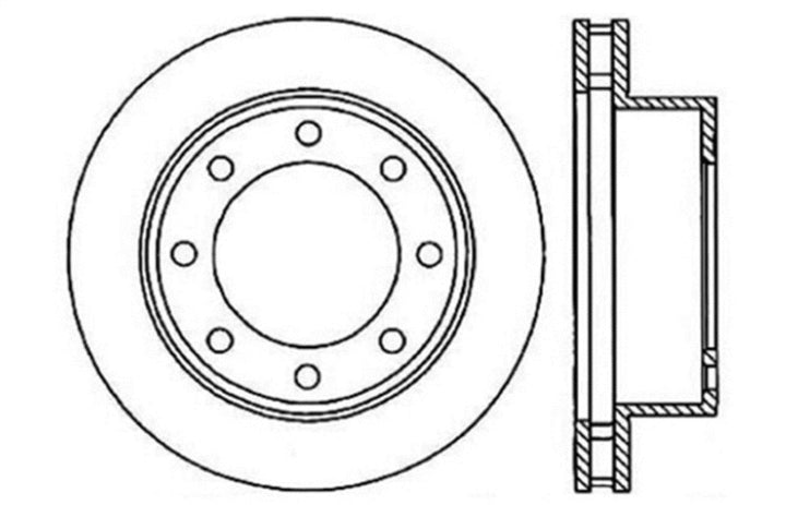 StopTech Drilled Sport Brake Rotor