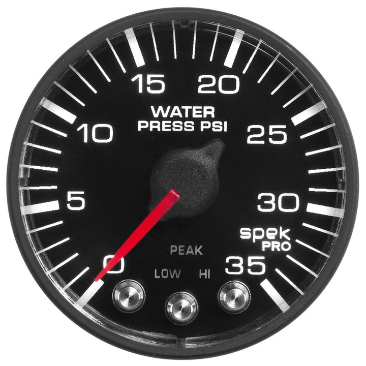 Autometer Spek-Pro 52.4mm 0-35 PSI Digital Stepper Motor Water Pressue Gauge