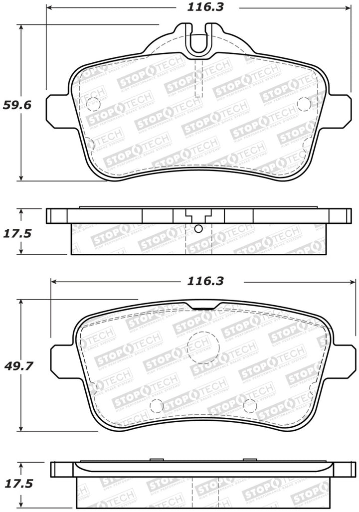 StopTech Street Brake Pads - Front