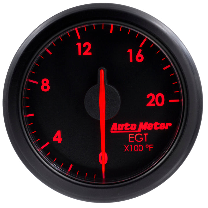 Autometer Airdrive 2-1/16in EGT Gauge 0-2000 Degrees F - Black