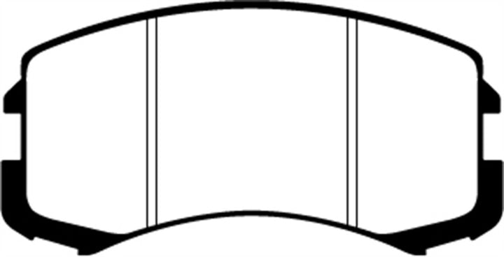 EBC 02-05 Mitsubishi Lancer 2.0 ES Ultimax2 Front Brake Pads