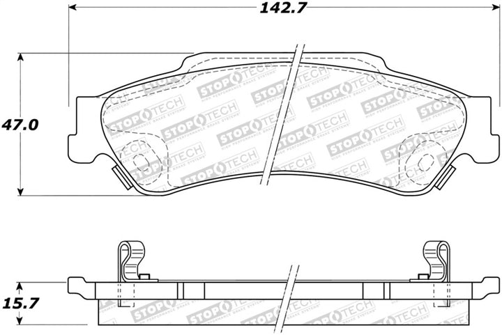 StopTech Street Brake Pads