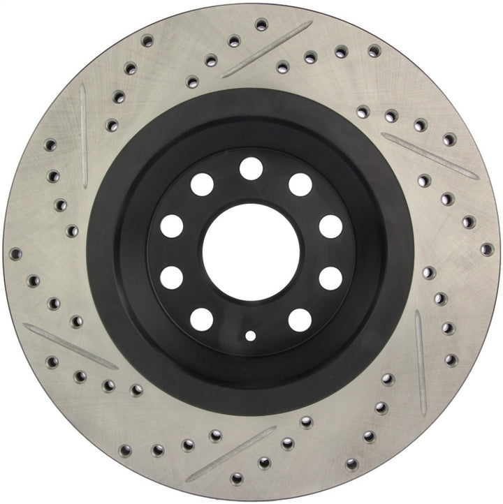 StopTech 09 VW Passat CC / 06-09 Passat Slotted & Drilled Left Rear Rotor