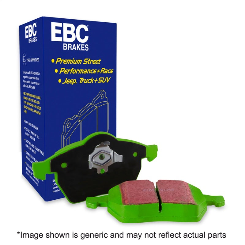 EBC 00-02 Ford Explorer Sport 4.0 2WD (Phenolic Pistons) Greenstuff Rear Brake Pads